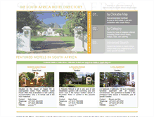 Tablet Screenshot of hotels-south-africa.net